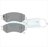 Brake Pads Front Fits Jeep Cherokee Kj 01/02-01/07, Jeep Liberty (USA) Kj TG1828N - Transgold | Universal Auto Spares