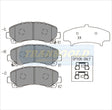 Brake Pads Front Fits Isuzu Dmax, Colorado TG1841N - Transgold | Universal Auto Spares