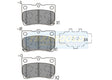 Brake Pads Rear Fits Lexus GS, IS 2005-On TG1845N - Transgold | Universal Auto Spares