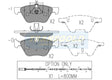 Brake Pads Front Fits BMW 1-5 Series 03-ON Z4 09-On TG18565N - Transgold | Universal Auto Spares