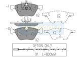 Brake Pads Front Fits BMW 1-5 Series 03-ON Z4 09-On TG18565N - Transgold | Universal Auto Spares
