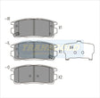 Brake Pads Rear Fits BMW M5, Holden Captiva, Hyundai Terracan TG1862N - Transgold | Universal Auto Spares
