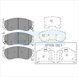 Brake Pads Front Fits Hyundai Tiburon 04-05 TG1863N - Transgold | Universal Auto Spares