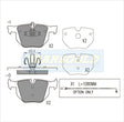 Brake Pads Rear Fits BMW 3 Series (E90,E91,E92) 05- Now TG1864N - Transgold | Universal Auto Spares