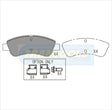 Brake Pads Front Fits Peugeot 206 Series,207,307, Citroen Berlingo,C2,C3,C4 Xsara TG1923N - Transgold | Universal Auto Spares