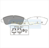 Brake Pads Front Fits Peugeot 206 Series,207,307, Citroen Berlingo,C2,C3,C4 Xsara TG1923N - Transgold | Universal Auto Spares