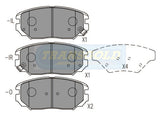 Brake Pads Front Fits Hyundai Azera 06-11 3.8L, Grandeur 2/06- 3.8L/11- 3.3L V6, Tucson 07, Sonata TG1924N - Transgold | Universal Auto Spares