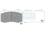 Brake Pads Rear Fits Ford Ba 03-05, Bf 05-08 , Fg 08-Now TG1936N - Transgold | Universal Auto Spares