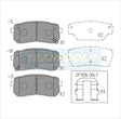 Brake Pads Rear Fits Kia Carinval, Grand Carinval 2.7 05-08, Hyundai Iload 2.4,2.5D TQ TG1957N - Transgold | Universal Auto Spares