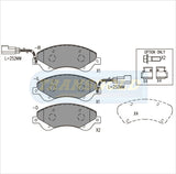 Brake Pads Front Fits Ford Transit 2.2 FWD JAN 06-Now TG1967N - Transgold | Universal Auto Spares
