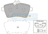 Brake Pads Front Fits Mercedes Benz W245, W169 2004-Now TG2019N - Transgold | Universal Auto Spares