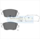 Brake Pads Front Fits Volkswagen Polo 01-08, Skoda Roomster 06- ,Fabia 01- , Seat Ibiza 02-08 TG2032N - Transgold | Universal Auto Spares