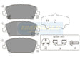 Brake Pads Front Fits Honda Civic 1.4,1.8, 2.0L (Not Type R) 06-Now TG2047N - Transgold | Universal Auto Spares