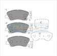 Brake Pads Front Fits Hyundai Accent, Kia Rio TG2272N - Transgold | Universal Auto Spares