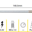 Glow Plug CHRYSLER MERCEDES BENZ TGP008 - TRIDON