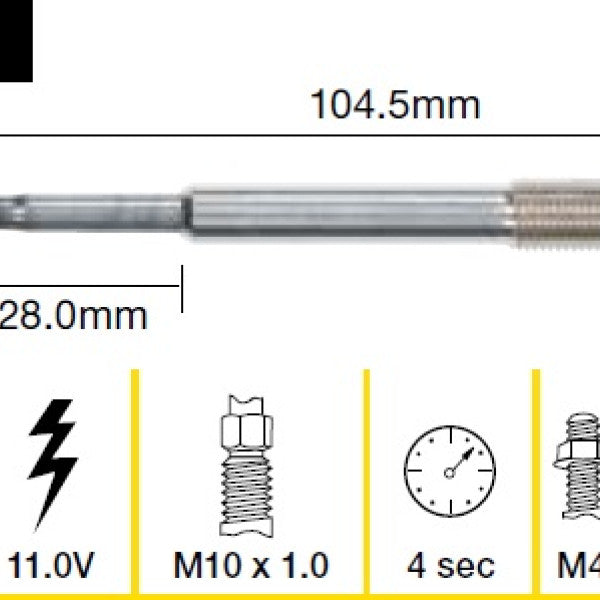 Glow Plug Citroen Fiat Ford Peugeot Volv TGP009 - TRIDON