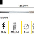 Glow Plug CITROEN DV4TD PEUGEOT DV6TED4 TGP012 - TRIDON