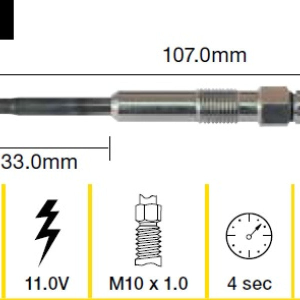 Glow Plug BMW LANDROVER RANGE ROVER TGP013 - TRIDON
