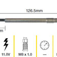 Glow Plug CITROEN JAGUAR PEUGEOT TGP017 - TRIDON