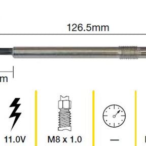 Glow Plug CITROEN JAGUAR PEUGEOT TGP017 - TRIDON