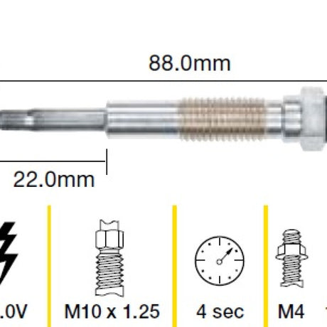 Glow Plug FORD WL KIA SC J2 MAZDA RF R2 TGP019 - Tridon