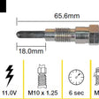 Glow Plug NISSAN SD23 SD25 SD33 SD33T TGP020 - TRIDON