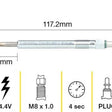 Glow Plug AUDI SKODA VOLKSWAGEN TGP024 - TRIDON