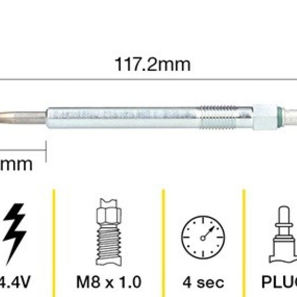 Glow Plug AUDI SKODA VOLKSWAGEN TGP024 - TRIDON