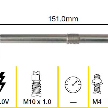 Glow Plug SSANGYONG OM664 OM665 DOHC TGP026 - Tridon