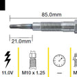 Glow Plug NISSAN RD28T SOHC 12V TGP031 - TRIDON