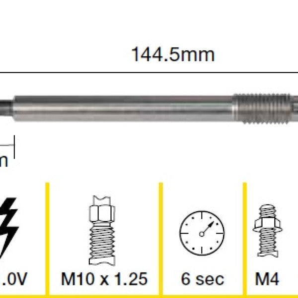 Glow Plug HOLDEN 4JX1T DOHC 16V TGP035 - TRIDON