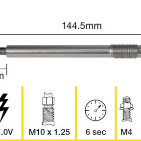 Glow Plug HOLDEN 4JX1T DOHC 16V TGP035 - TRIDON