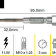 Glow Plug TOYOTA 2C 3C 2C-T B 2B 3B 2H TGP038 - TRIDON