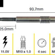 Glow Plug FORD 18TD SOHC 8V CRT NZ ONLY TGP041 - TRIDON