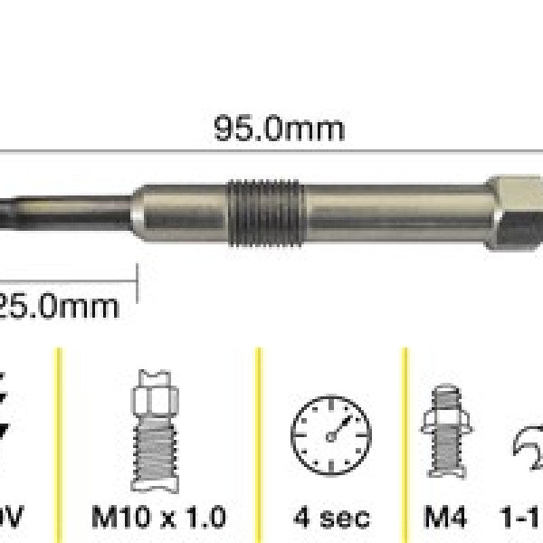 Glow Plug GLOW PLUG TGP042 - TRIDON