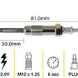 Glow Plug GLOW PLUG TGP043 - TRIDON