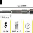 Glow Plug Renault F9Q vOLKSWAGEN AUF AVR TGP044 - TRIDON