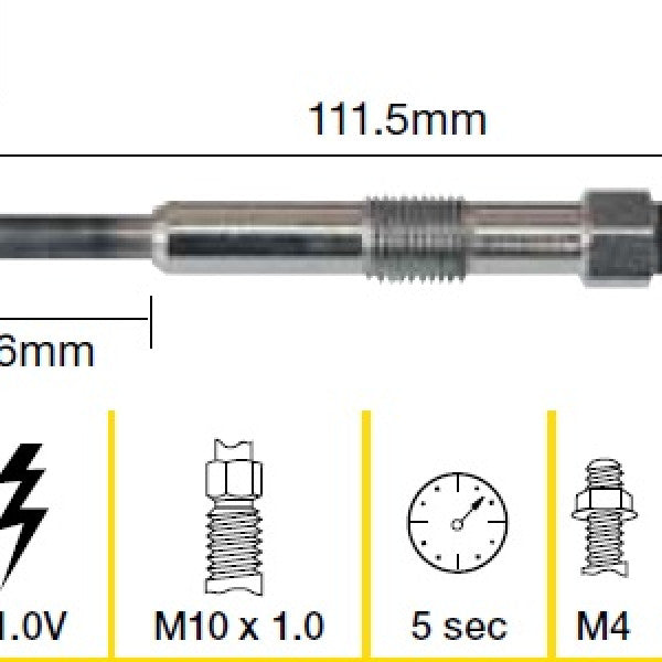 Glow Plug HYUNDAI KIA D4EB D4EA D4HA TGP046 - TRIDON