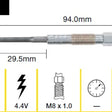 Glow Plug Holden Z20S1 SOHC 16V TGP056 - TRIDON
