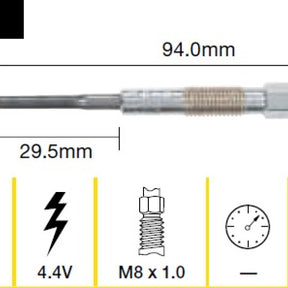 Glow Plug Holden Z20S1 SOHC 16V TGP056 - TRIDON