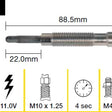 Glow Plug HYUNDAI MITSUBISHI NISSAN TGP059 - TRIDON