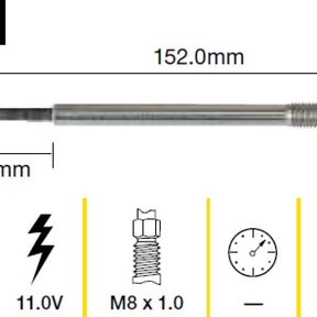 Glow Plug Fiat F1AE DOHC 16V TGP064 - TRIDON