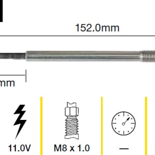 Glow Plug Fiat F1AE DOHC 16V TGP064 - TRIDON