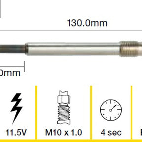 Glow Plug JEEP MERCEDES BENZ TGP066 - TRIDON