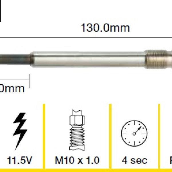 Glow Plug JEEP MERCEDES BENZ TGP066 - TRIDON