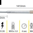 Glow Plug FORD TRANSIT VM VH 2.2L 2.4L TGP067 - TRIDON