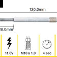 Glow Plug MERCEDES BENZ OM611 OM647 TGP071 - TRIDON