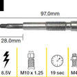 Glow Plug Diahatsu DL OHV 8V TGP075 - TRIDON