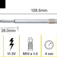 Glow Plug MERCEDES BENZ OM611 OM612 TGP079 - TRIDON