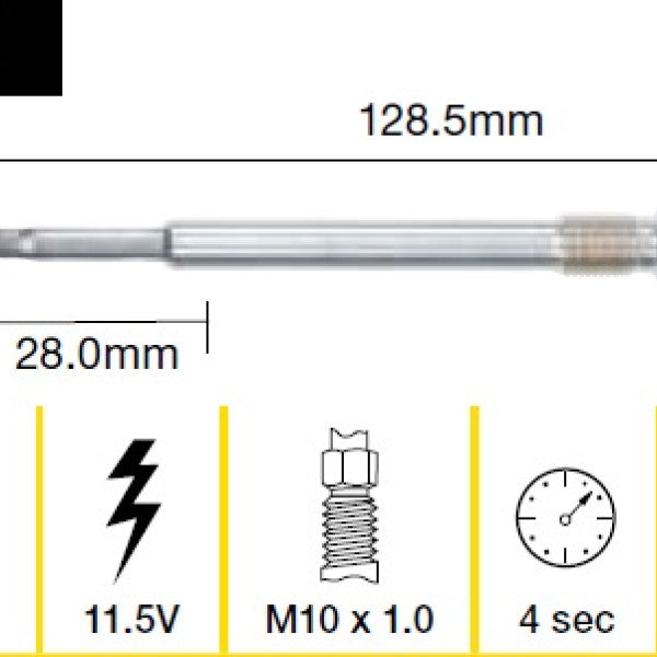 Glow Plug MERCEDES BENZ OM611 OM612 TGP079 - TRIDON